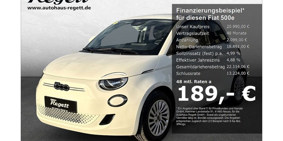 Fiat 500e 12.350 km 19.990 &euro; Soest 59494