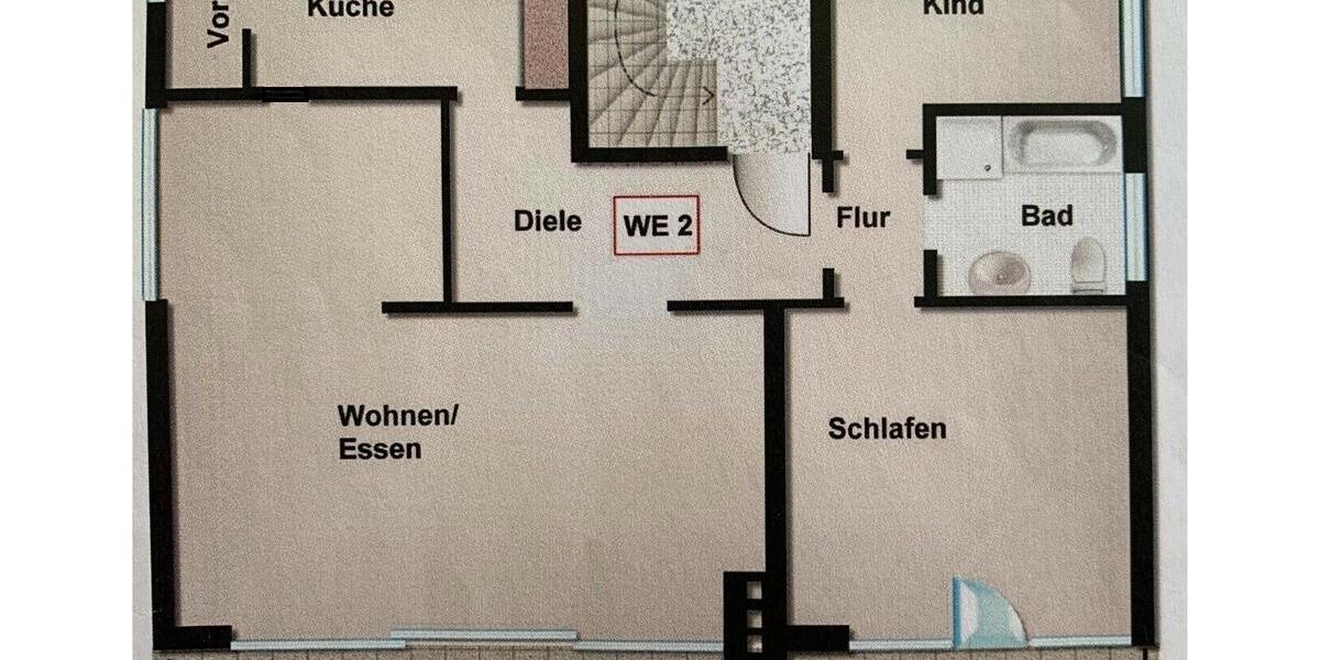 Etagenwohnung Gütersloh Kattenstroth - 3.5 Zimmer, 100 m&sup2;, 995&euro; | Angebot:25810549