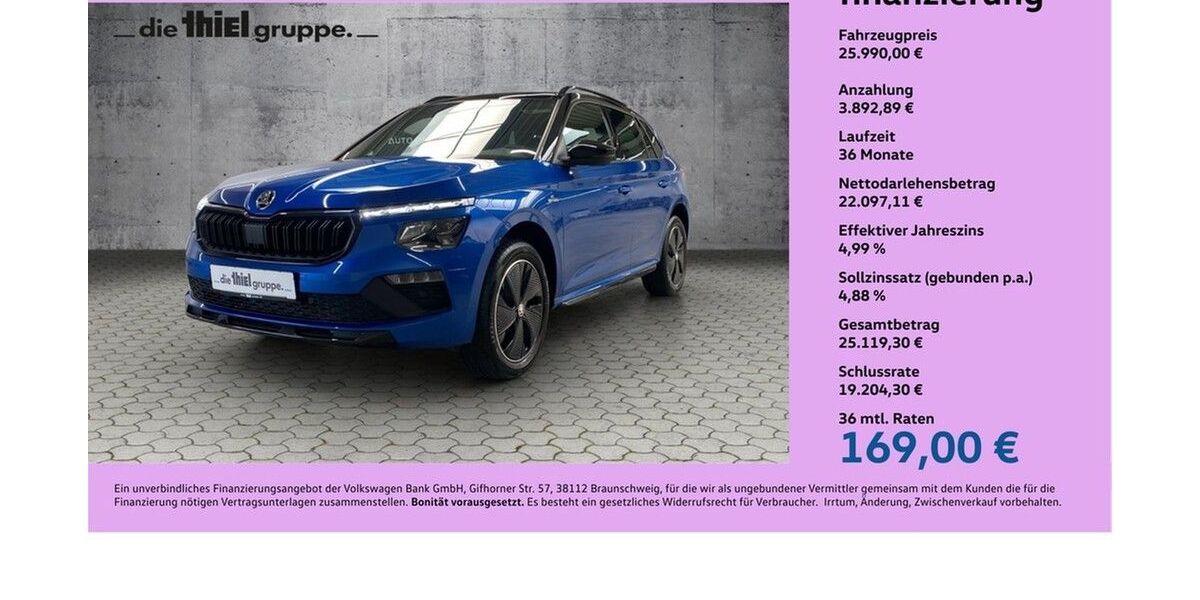 Skoda Kamiq 11.385 km 24.440 &euro; Rheda-Wiedenbrück 33378