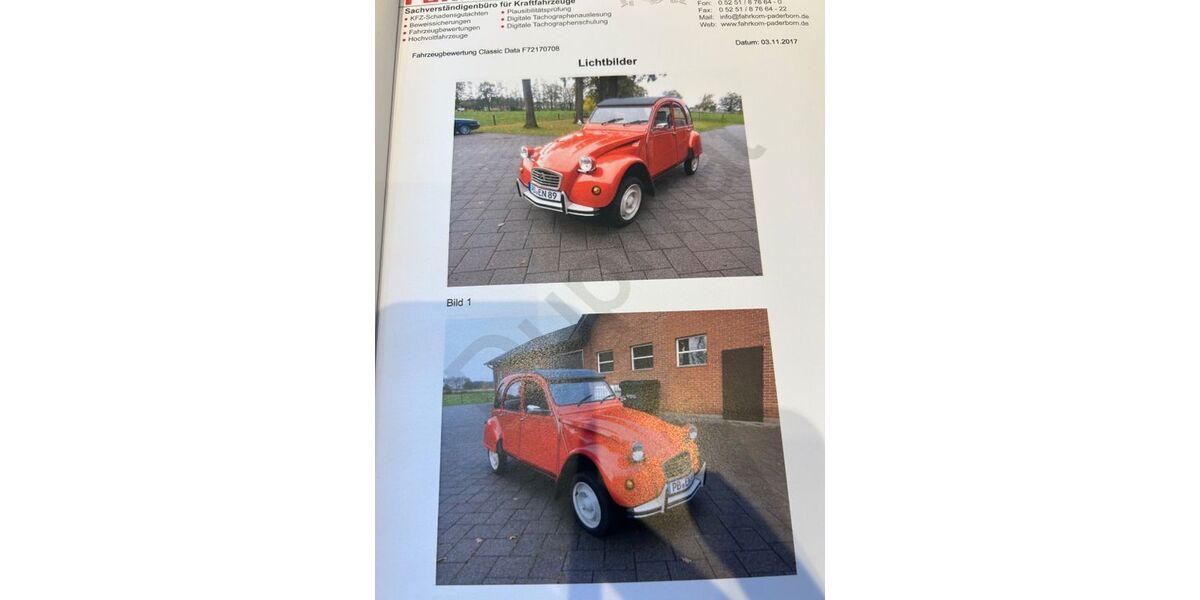 Citroen 2 CV 93.000 km 12.500 &euro; Hövelhof 33161