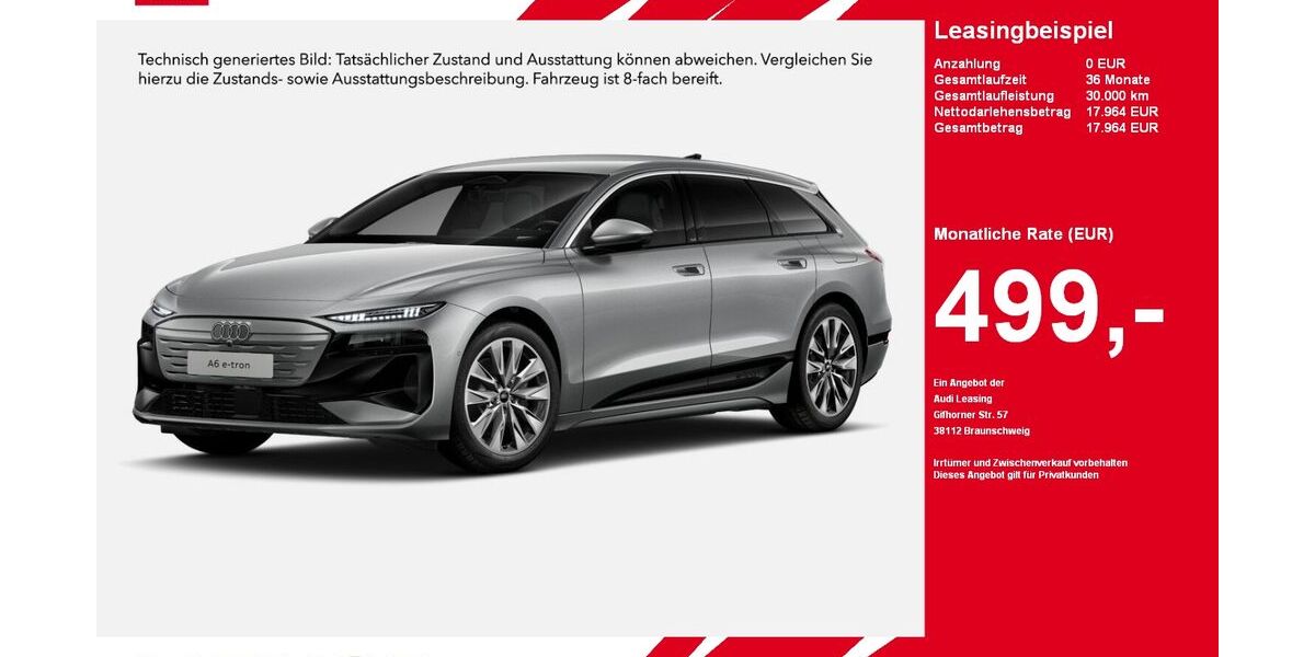 Audi A6 e-tron 21.441 km 54.415 &euro; Gütersloh 33334