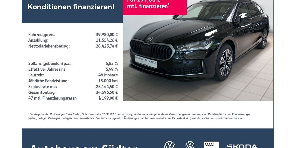 Skoda Superb 7.878 km 39.980 &euro; Rietberg 33397