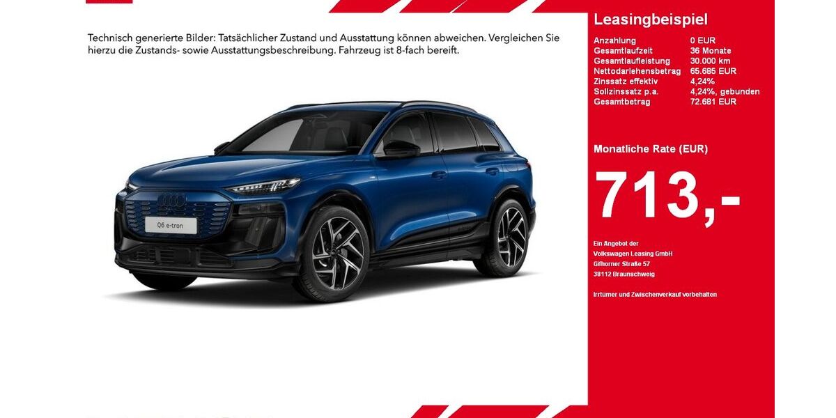 Audi Q6 e-tron 18.661 km 65.685 &euro; Gütersloh 33334
