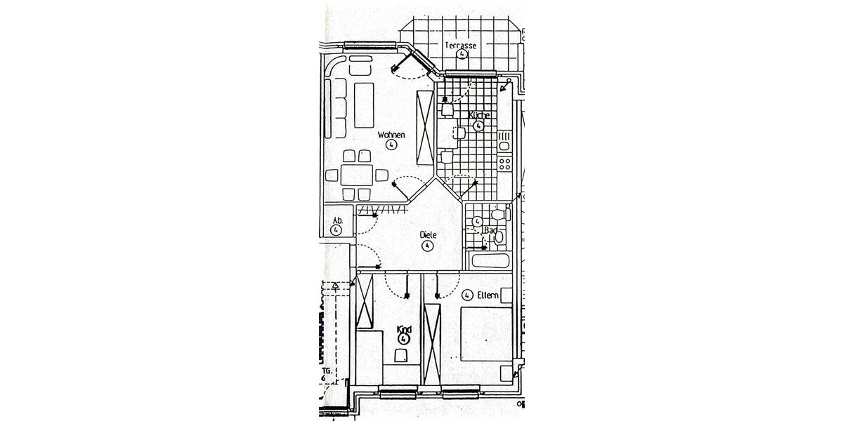 Erdgeschoßwohnung Oelde - 3 Zimmer, 84 m&sup2;, 245.000&euro; | Angebot:26103873