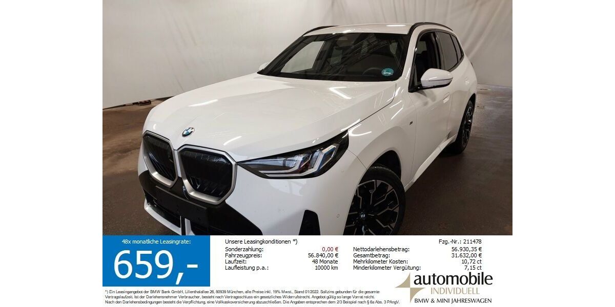 BMW X3 25.600 km 55.640 &euro; Paderborn 33100
