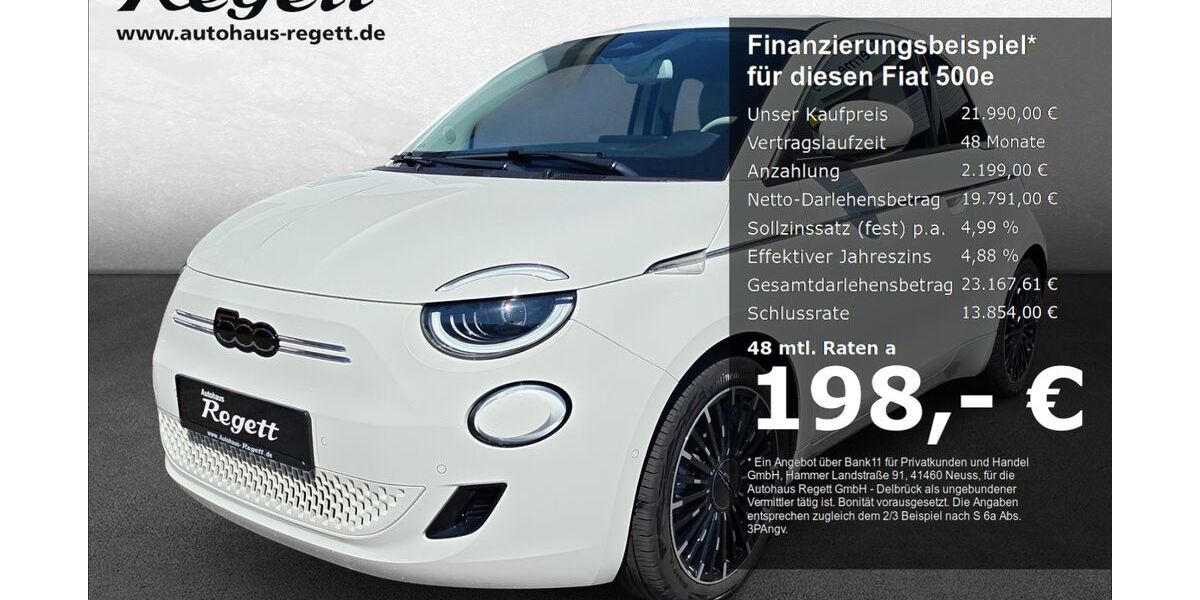 Fiat 500e 35.898 km 21.990 &euro; Delbrück-Westenholz 33129