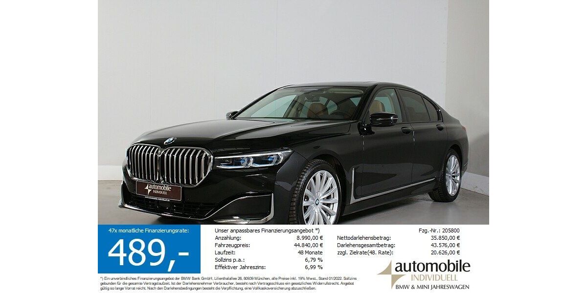 BMW 740 109.600 km 44.840 &euro; Paderborn 33100
