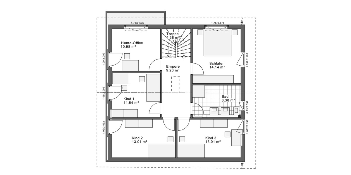 Einfamilienhaus Gütersloh Innenstadt - 6 Zimmer, 170 m&sup2;, 448.800&euro; | Angebot:25798345