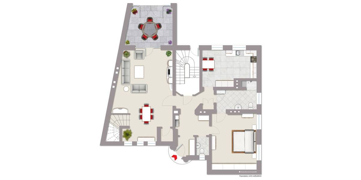 Etagenwohnung Oelde - 2 Zimmer, 120 m&sup2;, 349.000&euro; | Angebot:26644459
