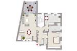Etagenwohnung Oelde - 2 Zimmer, 120 m&sup2;, 349.000&euro; | Angebot:26644459