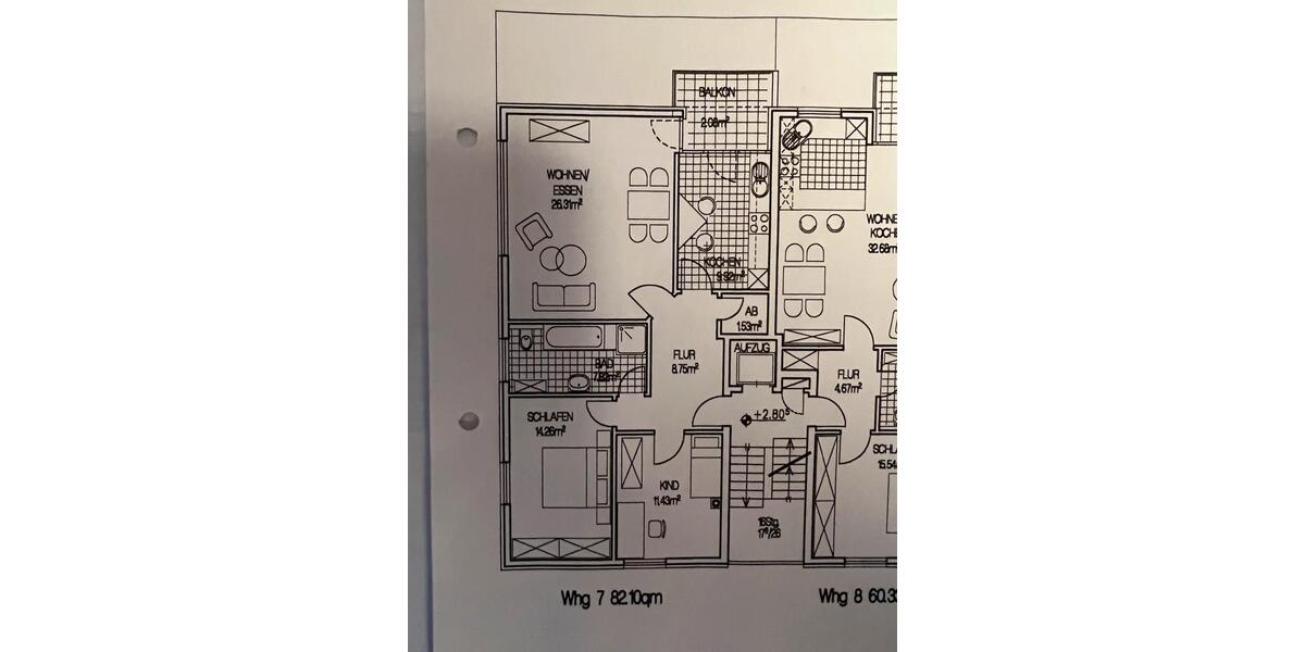 Etagenwohnung Paderborn - 3 Zimmer, 82 m&sup2;, 380.000&euro; | Angebot:23906226