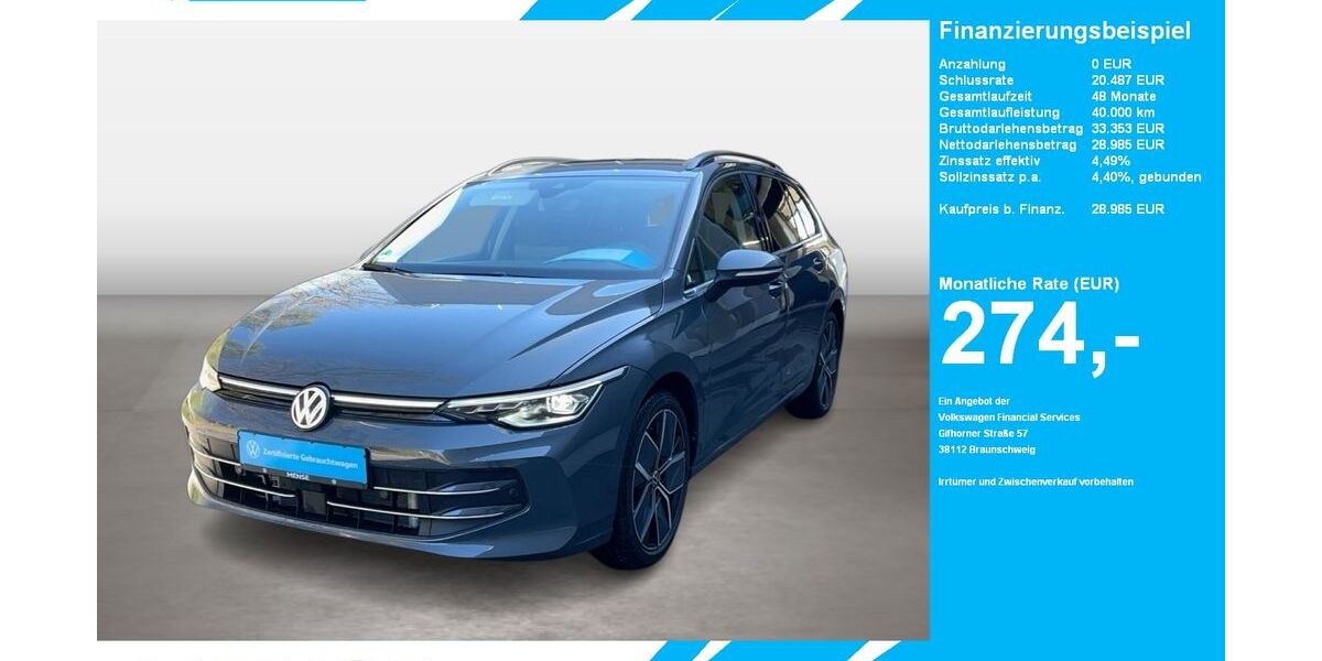 VW Golf 8.149 km 28.985 &euro; Gütersloh 33334