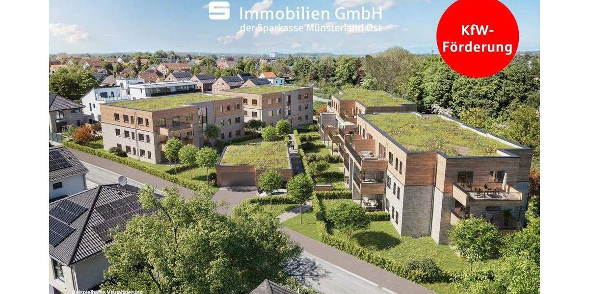 Etagenwohnung Beckum - 3 Zimmer, 90 m&sup2;, 436.700&euro; | Angebot:25748663