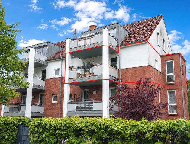 Etagenwohnung Gütersloh Innenstadt - 3 Zimmer, 82 m&sup2;, 229.000&euro; | Angebot:26744970