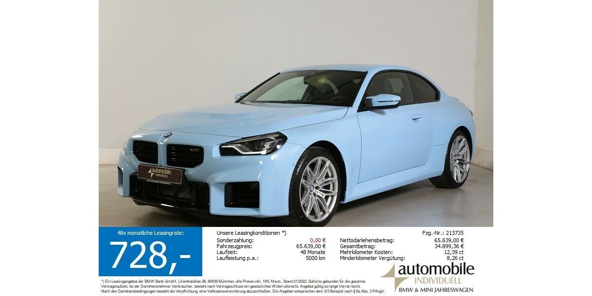 BMW M2 9.700 km 65.340 &euro; Paderborn 33100