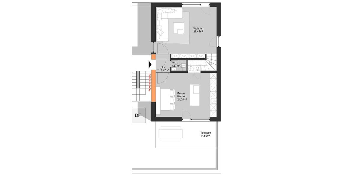 Etagenwohnung Rietberg - 3 Zimmer, 95 m&sup2;, 1.300&euro; | Angebot:24487651