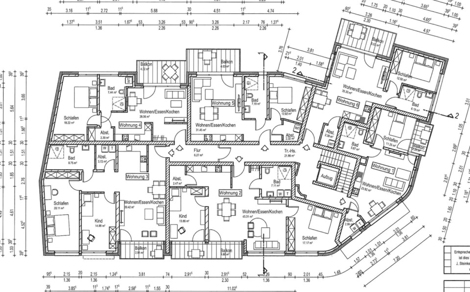 Etagenwohnung Paderborn - 3 Zimmer, 90 m&sup2;, 1.260&euro; | Angebot:25263295