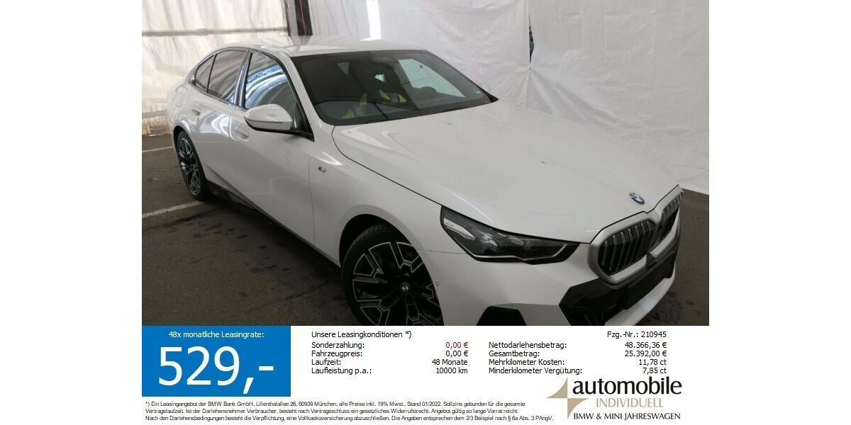 BMW 520 21.300 km 46.810 &euro; Paderborn 33100