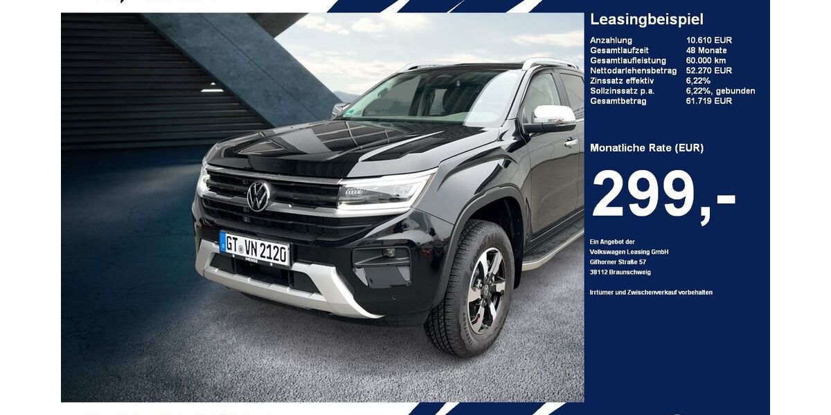 VW Amarok 9.750 km 51.860 &euro; Gütersloh 33334