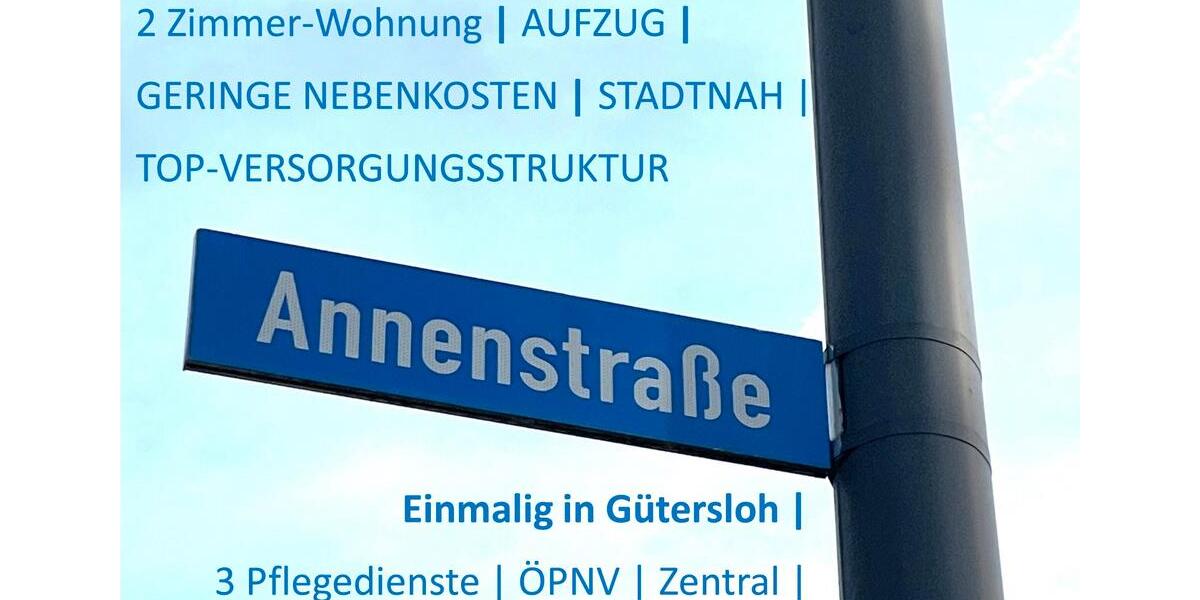 Etagenwohnung Gütersloh Kattenstroth - 2 Zimmer, 70 m&sup2;, 1.036&euro; | Angebot:26618920