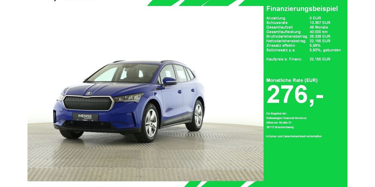 Skoda Enyaq 22.484 km 22.155 &euro; Oelde (Stromberg) 59302