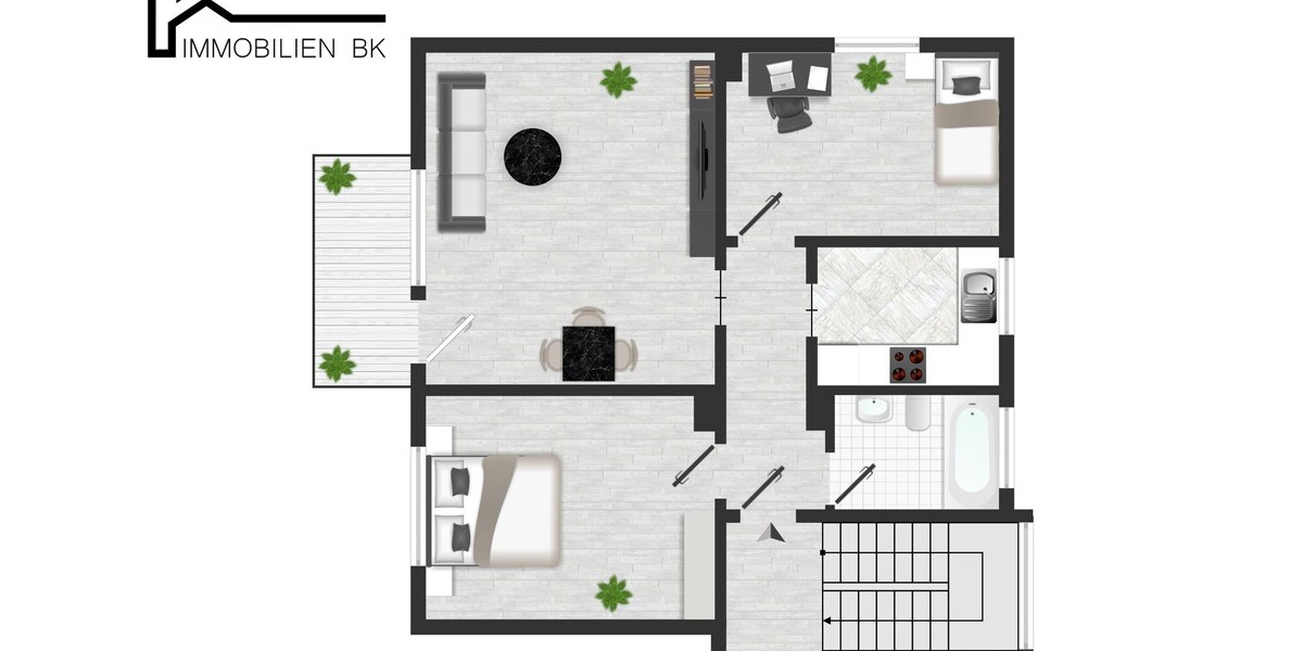 Warstein-Belecke – Vermietete 3-Zimmer-Etagenwohnung als attraktive Kapitalanlage - Etagenwohnung Warstein | Angebot:25232858