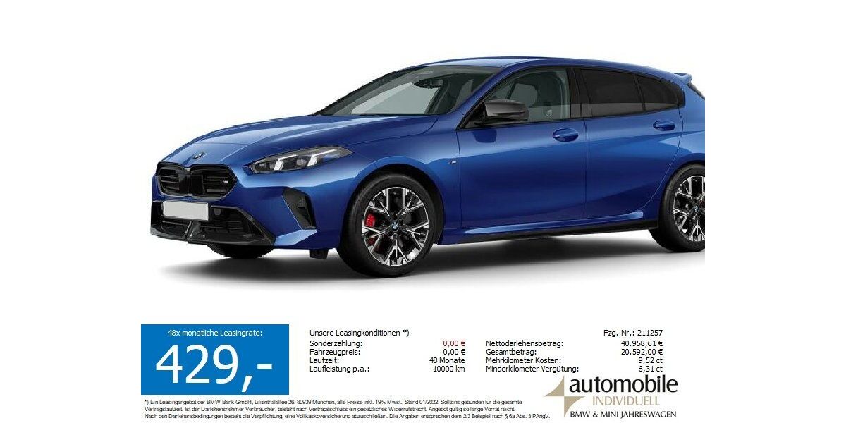 BMW M135 9.600 km 39.950 &euro; Paderborn 33100