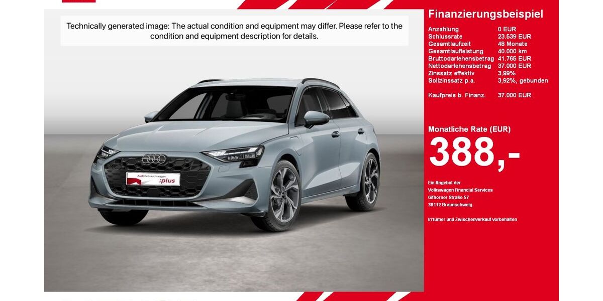 Audi A3 6.304 km 36.200 &euro; Gütersloh 33330