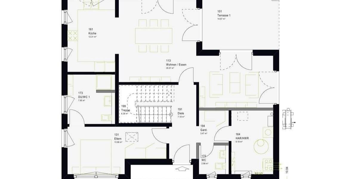 Einfamilienhaus Borchen Kirchborchen - 5 Zimmer, 170 m&sup2;, 524.000&euro; | Angebot:26673824