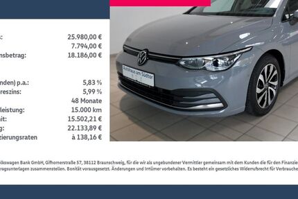 VW Golf 45.500 km 25.980 &euro; Rietberg 33397