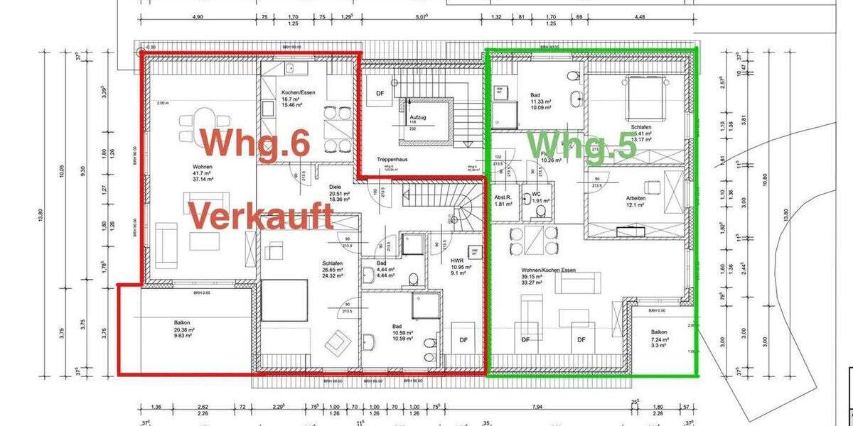 Etagenwohnung Gütersloh Innenstadt - 3 Zimmer, 85 m&sup2;, 378.250&euro; | Angebot:25728085