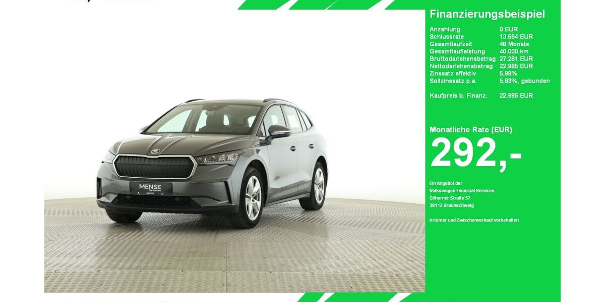 Skoda Enyaq 22.815 km 22.985 &euro; Oelde (Stromberg) 59302