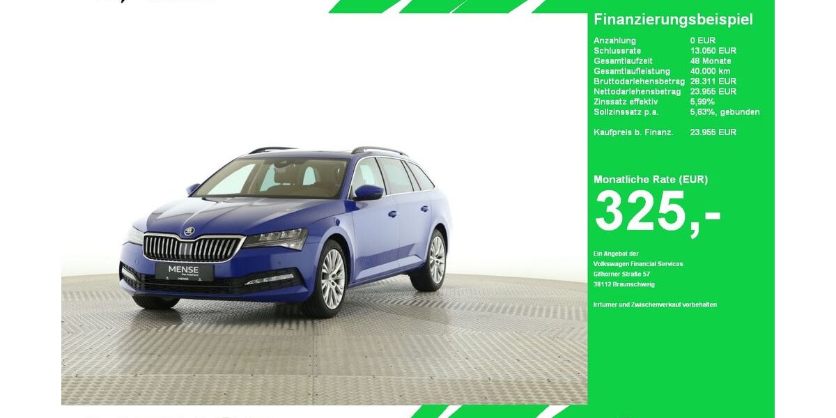 Skoda Superb 77.485 km 23.955 &euro; Oelde (Stromberg) 59302