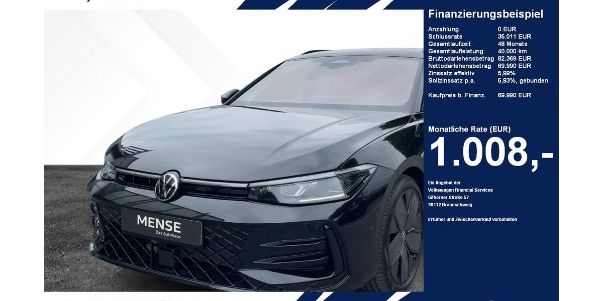 VW Passat 2.000 km 69.990 &euro; Gütersloh 33334