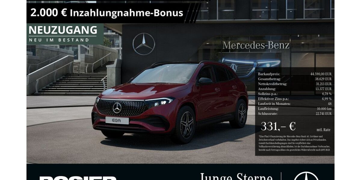 Mercedes-Benz EQA 4.256 km 44.590 &euro; Paderborn 33100