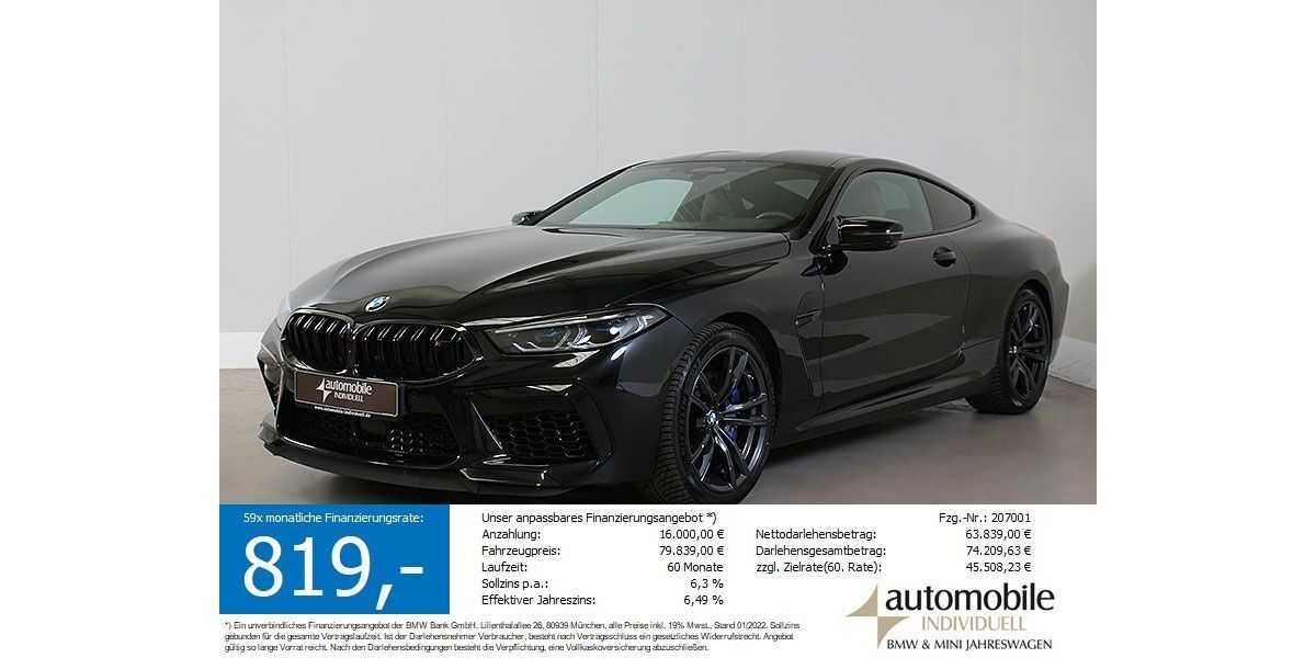 BMW M8 76.500 km 77.340 &euro; Paderborn 33100