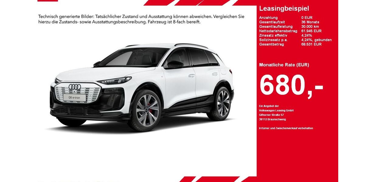 Audi Q6 e-tron 11.478 km 61.945 &euro; Gütersloh 33334