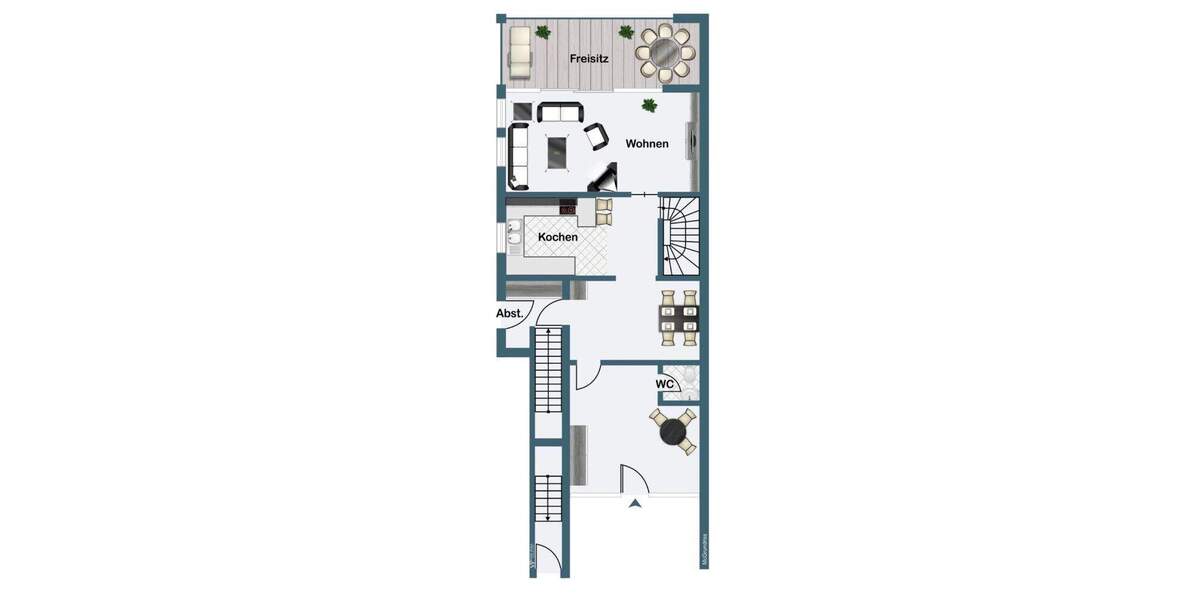 Reihenendhaus Rheda-Wiedenbrück Wiedenbrück - 5 Zimmer, 147 m&sup2;, 370.000&euro; | Angebot:25679054