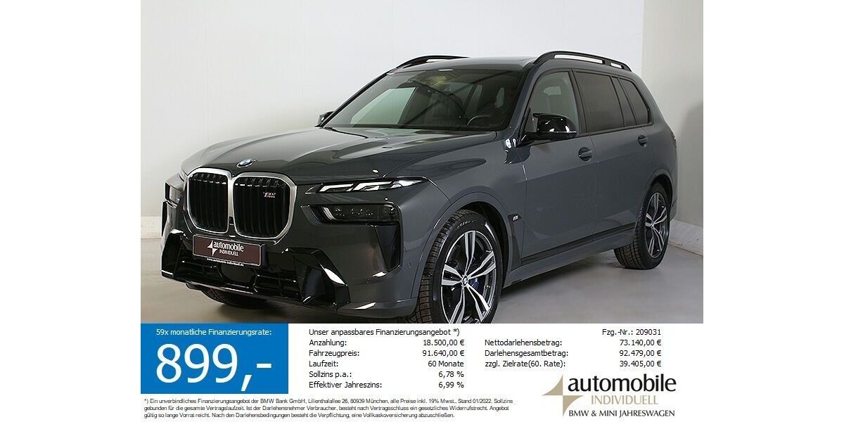 BMW X7 M60 26.300 km 90.840 &euro; Paderborn 33100