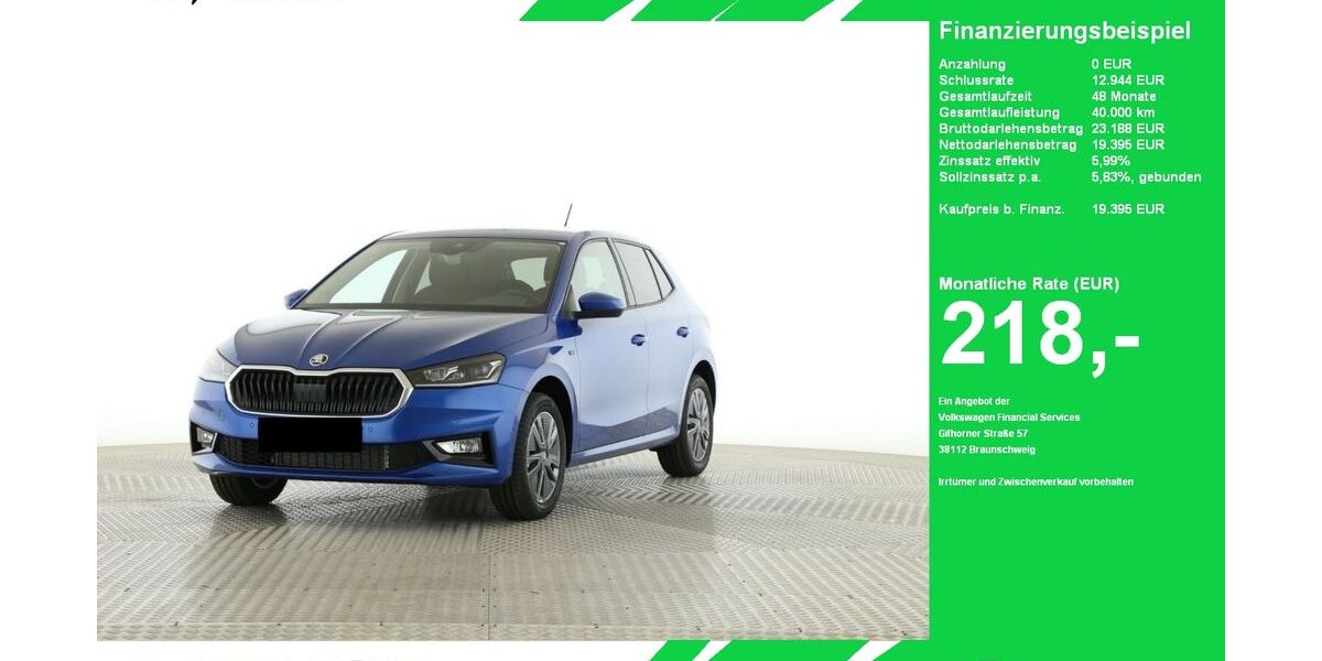 Skoda Fabia 19.000 km 19.395 &euro; Oelde (Stromberg) 59302