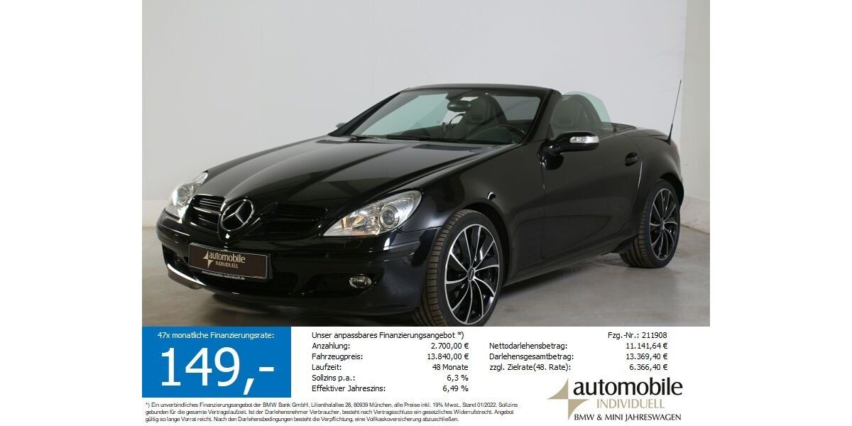 Mercedes-Benz SLK 280 96.300 km 13.640 &euro; Paderborn 33100